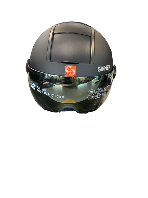 Vist Large View of Product Image Which is New Sinner Bullit Helmet/Visor Large