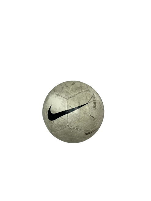 Vist Large View of Product Image Which is Used Nike Pitch Team #5 Soccer Ball White And Black
