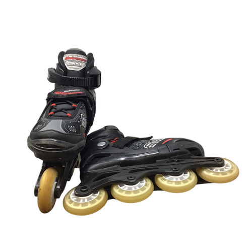 Vist Large View of Product Image Which is Used Bladerunner PHOENIX Senior Rec Fitness Skates Black Adjustable