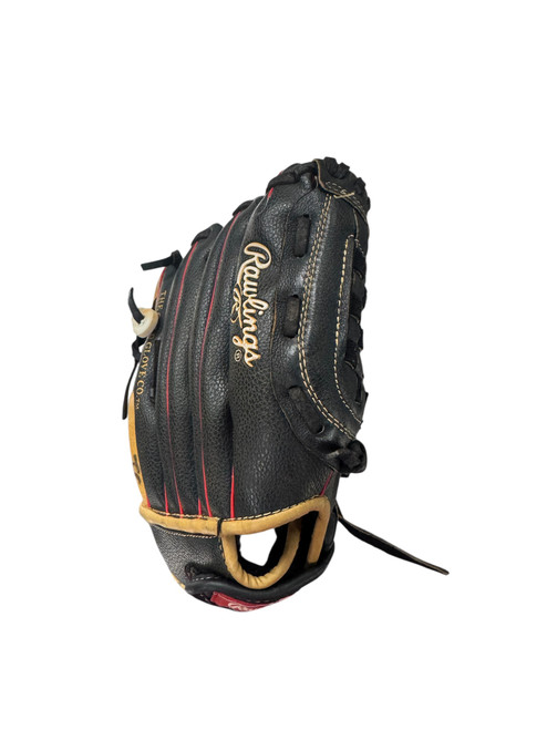 Vist Large View of Product Image Which is Used Rawlings PLAYMAKER SERIES BB/SB Glove RH Throw Black 10 1/2"