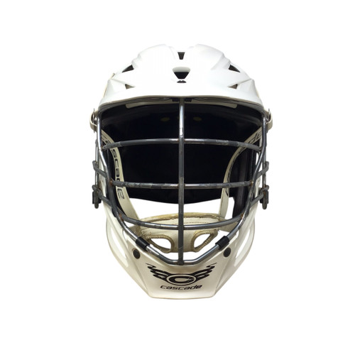 Vist Large View of Product Image Which is Used Cascade R Lacrosse Helmet White One Size