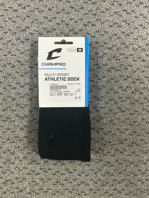 Vist Large View of Product Image Which is New MULTI SPORT SOCK BLK M