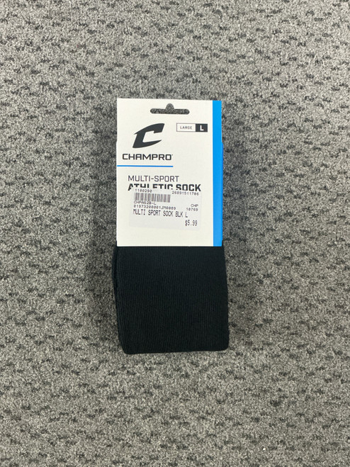 Vist Large View of Product Image Which is New MULTI SPORT SOCK BLK L