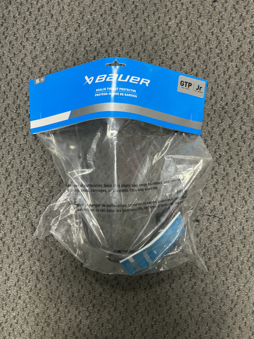 Vist Large View of Product Image Which is New BAUER JR GOALIE THROAT GUARD