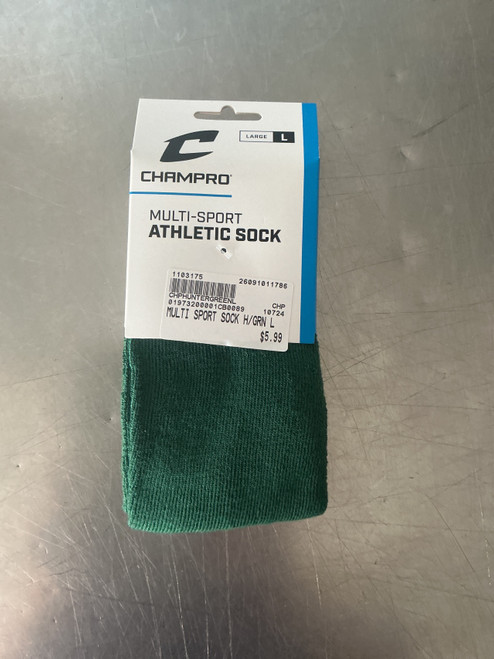 Vist Large View of Product Image Which is New MULTI SPORT SOCK H/GRN L