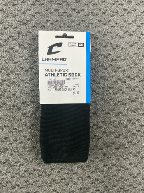 Vist Large View of Product Image Which is New MULTI SPORT SOCK BLK XS