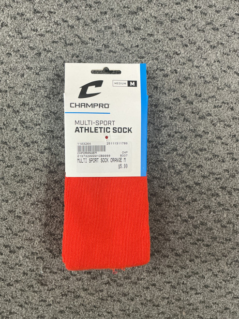 Vist Large View of Product Image Which is New MULTI SPORT SOCK ORANGE M
