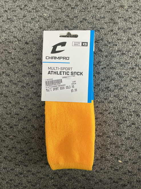 Vist Large View of Product Image Which is New MULTI SPORT SOCK GOLD XS