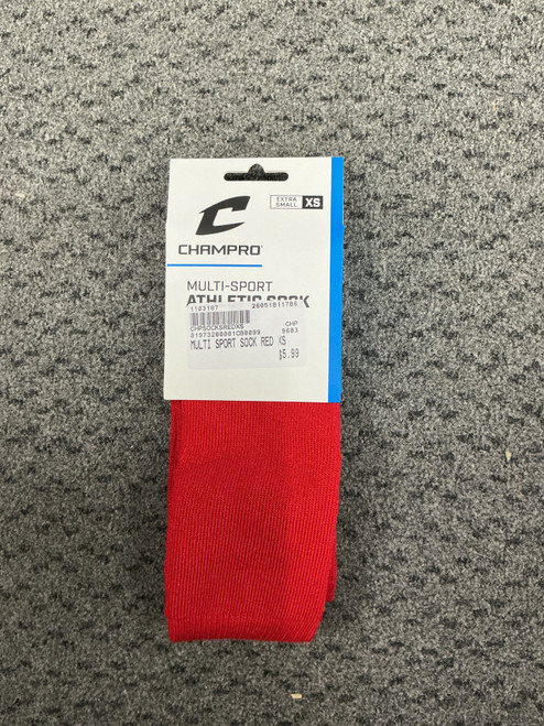 Vist Large View of Product Image Which is New MULTI SPORT SOCK RED XS