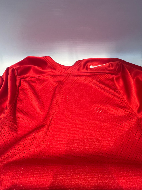 Vist Large View of Product Image Which is Used Nike RED PRACTICE JERSEY FB Top Adult Red LG