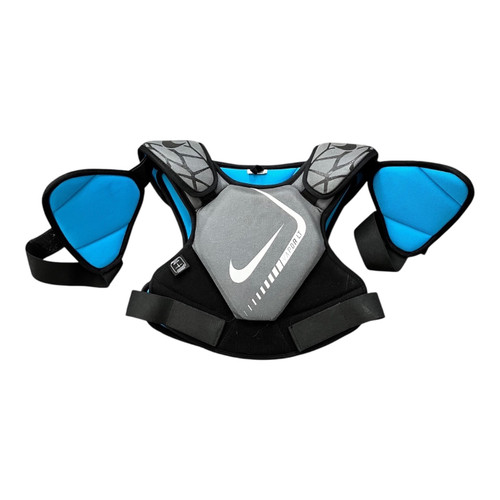Vist Large View of Product Image Which is Used Nike VAPOR LT Lacrosse Shoulder Pads Black Youth