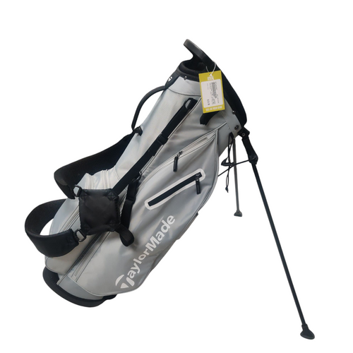 Vist Large View of Product Image Which is Used Taylormade 5 WAY Golf Bag Mens Stand Bag Grey