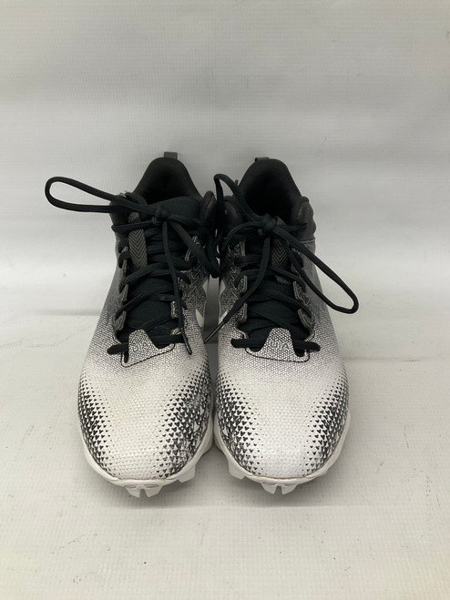 Vist Large View of Product Image Which is Used Under Armour Adult FB Cleats Black And White Senior 7.5