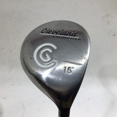 Vist Large View of Product Image Which is Used Cleveland LAUNCHER 15 DEG 3 WOOD S-FLEX Mens Fairway Wood RH 3 Wood