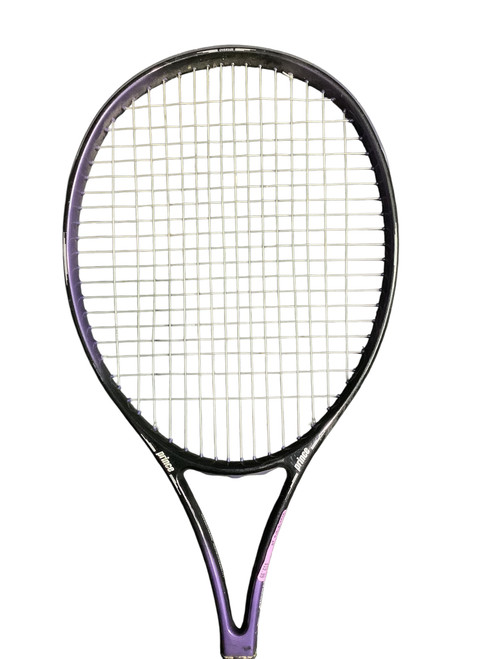 Vist Large View of Product Image Which is Used Prince GRAPHITE AUTHORITY Adult Tennis Racquet Purple 4 3/8"
