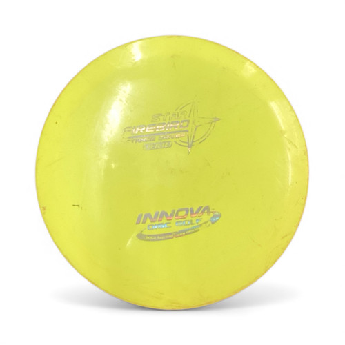 Vist Large View of Product Image Which is Used Innova STAR FIREBIRD Disc Golf Driver Yellow