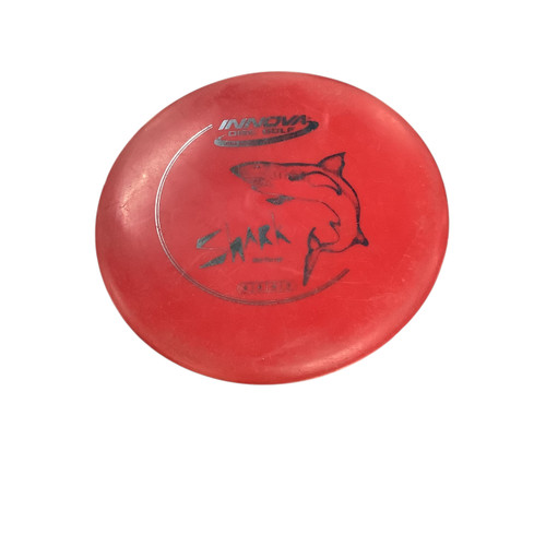 Vist Large View of Product Image Which is Used Innova SHARK Disc Golf Mid Range Red