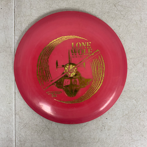 Vist Large View of Product Image Which is Used Lone Star Disc BRAVO LONE WOLF Disc Golf Mid Range Red 174g