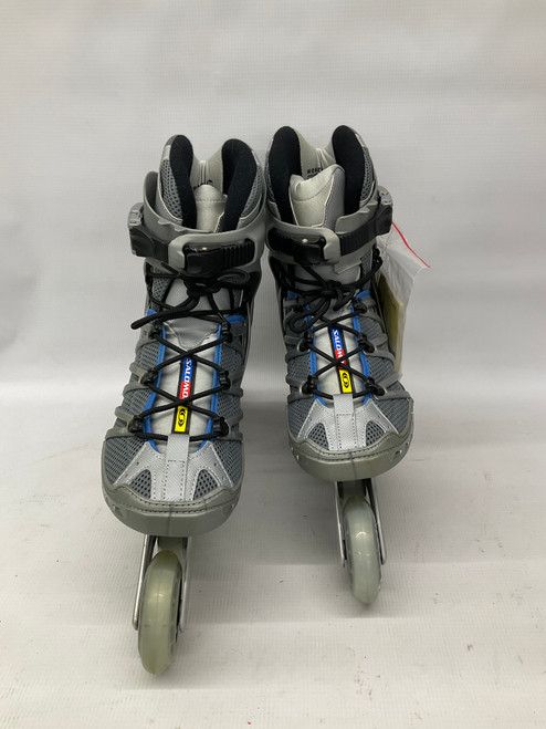 Vist Large View of Product Image Which is Used Salomon POWER ARCH MOTION 7 SPORT Senior Roller Quad Skates Grey Senior 8