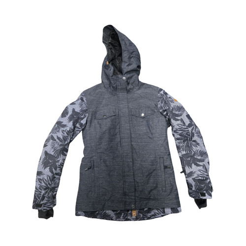 Vist Large View of Product Image Which is Used Roxy Outerwear Heavy Jacket W Grey MD