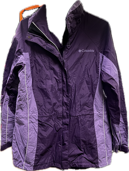Vist Large View of Product Image Which is Used Columbia Outerwear Light Jacket W Purple LG