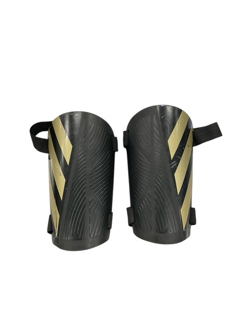 Vist Large View of Product Image Which is Used Adidas Soccer Shin Guards Junior Black LG