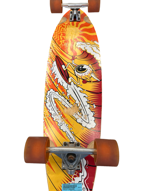 Vist Large View of Product Image Which is Used STELLA LONGBOARD Longboard Orange Long