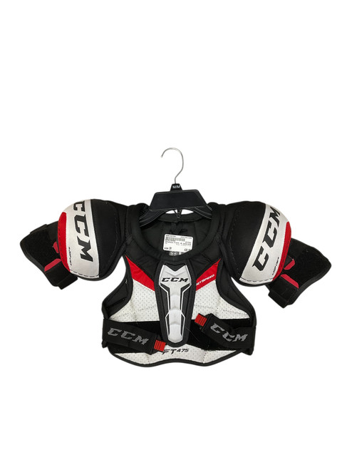 Vist Large View of Product Image Which is Used CCM JETSPEED FT475 Junior Shoulder Pads SM