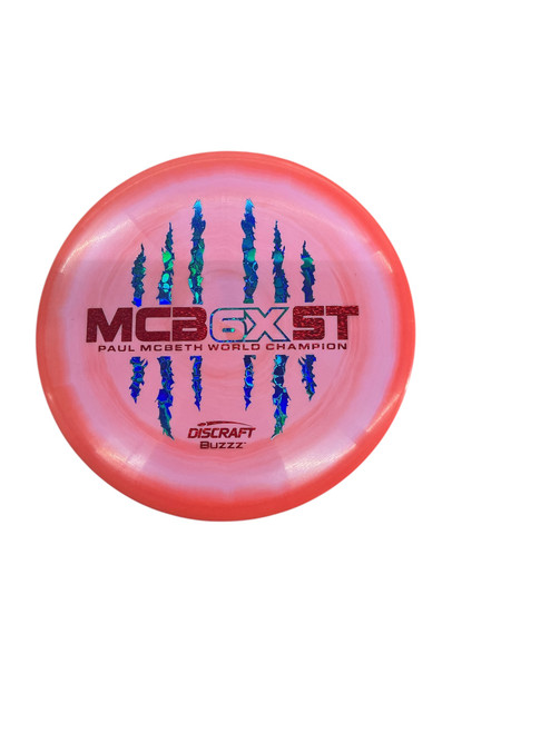 Vist Large View of Product Image Which is Used Discraft MCB6X5T BUZZZ Disc Golf Mid Range None 175g