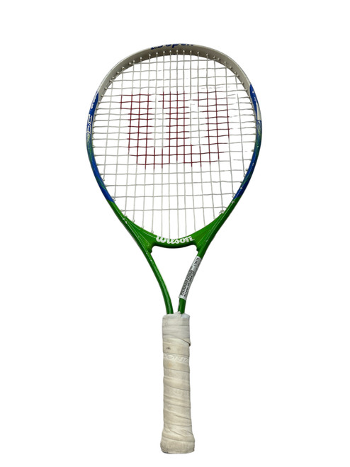 Vist Large View of Product Image Which is Used Wilson US OPEN 23 Junior Tennis Racquet Green 23"