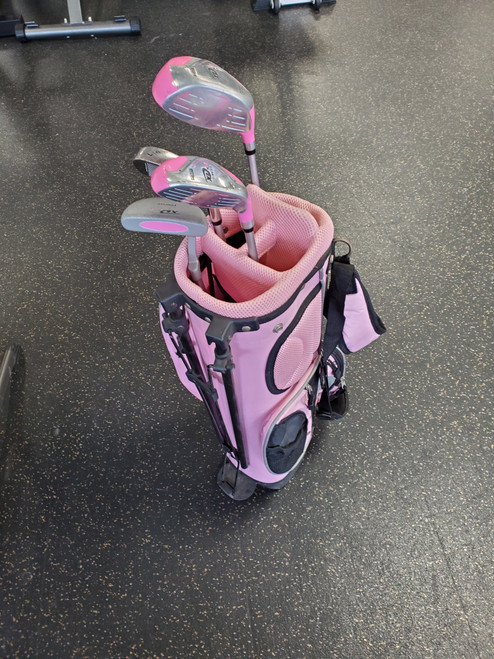 Vist Large View of Product Image Which is Used Precise XD-J 2/1/1 Jr Package Set LH Pink 7 Piece