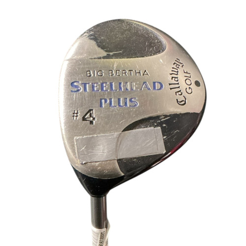 Vist Large View of Product Image Which is Used Callaway BIG BERTHA STEELHEAD PLUS Mens Fairway Wood LH 4 Wood