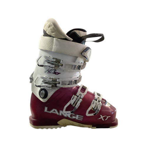Vist Large View of Product Image Which is Used Lange 80 XT Girls DH Ski Boot Maroon 235 MP - J05.5 - W06.5