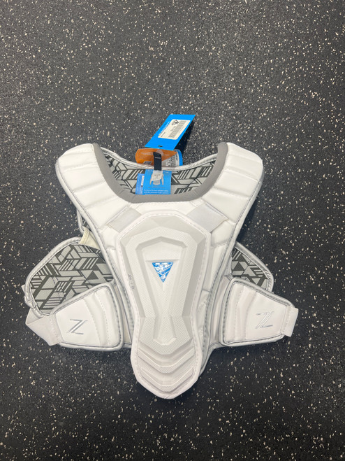 Vist Large View of Product Image Which is Used True ZEROLYTE NOCSAE SP LINER Lacrosse Shoulder Pads White SM