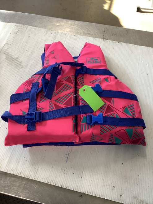 Vist Large View of Product Image Which is Used Youth PFD Pink SM