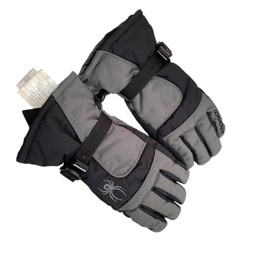 Vist Large View of Product Image Which is Used Spyder Outerwear Mens Gloves Grey MD