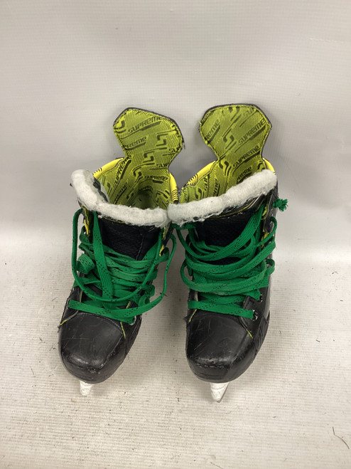 Vist Large View of Product Image Which is Used Bauer SUPREME M4 Intermediate Hockey Skate Intermediate 3.5
