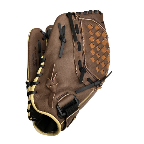 Vist Large View of Product Image Which is Used Mizuno PROSPECT BB/SB Glove LH Throw Brown 11 1/2"