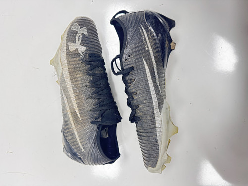 Vist Large View of Product Image Which is Used Under Armour Adult FB Cleats Black Senior 13