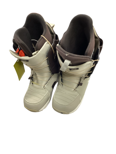 Vist Large View of Product Image Which is Used Burton MOTO Mens Snowboard Boots Brown Senior 7.5