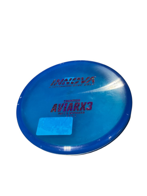 Vist Large View of Product Image Which is Used Innova AVIAR X3 PUTTER Disc Golf Putter Royal Blue