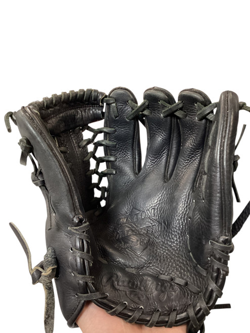 Vist Large View of Product Image Which is Used Rawlings CUSTOM COLLECTION 11.75 BB/SB Glove RH Throw Black 11 3/4"