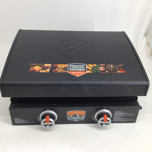 Vist Large View of Product Image Which is Used NEW BLACKSTONE OTG 22IN GRIDDLE W HOOD Camping Stove