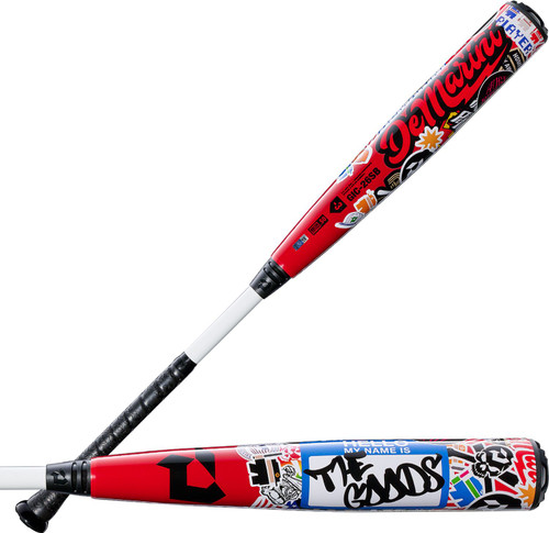 Vist Large View of Product Image Which is NEW DEMARINI Sticker Bomb 2026 The Goods™ (-3) 32/29 BBCOR Baseball Bat