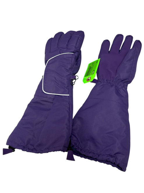 Vist Large View of Product Image Which is Used THINSULATE 8-9 YRS Girls Snow Gloves Purple