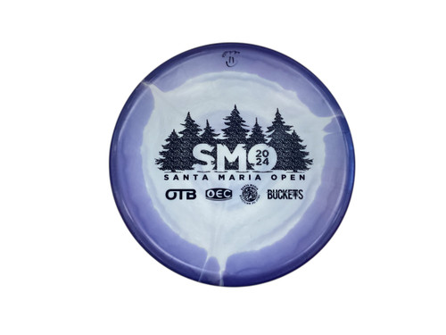 Vist Large View of Product Image Which is Used Innova INVADER HALO SANTA MARIA OPEN Disc Golf Putter Purple 171g