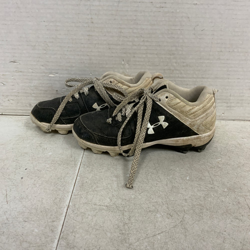 Vist Large View of Product Image Which is Used Under Armour BB/SB Cleats Black Youth 13.0