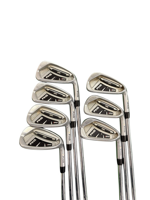 Vist Large View of Product Image Which is Used Ping I20 WHITE DOT MISSING 8 IRON Mens Starter Set RH 7 Piece