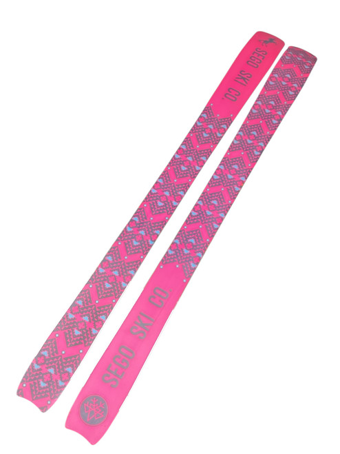 Vist Large View of Product Image Which is Used SEGO SKI CO. US AK Womens Downhill Ski/Binding White 176 cm