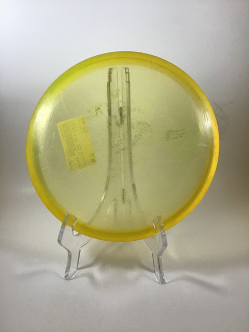 Vist Large View of Product Image Which is Used Discmania C LINE P2 SKY GOD IV Disc Golf Putter Yellow 177g